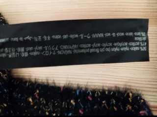 Jersey Zara cuello alto trenzado S