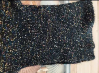 Jersey Zara cuello alto trenzado S