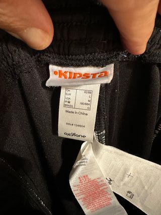 Pantalón portero fútbol Kipsta negro nuevo
