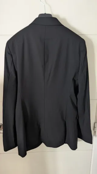 Americana Mango traje negra Slim fit Talla L