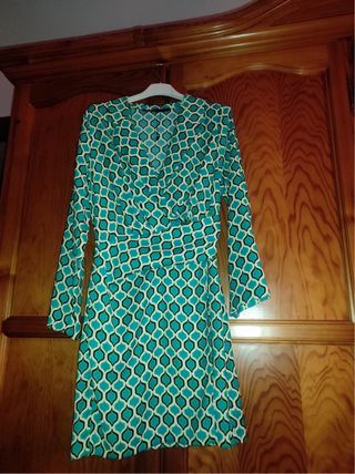 Vestido estampado mujer