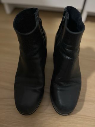 Botines Camper negros con plataforma