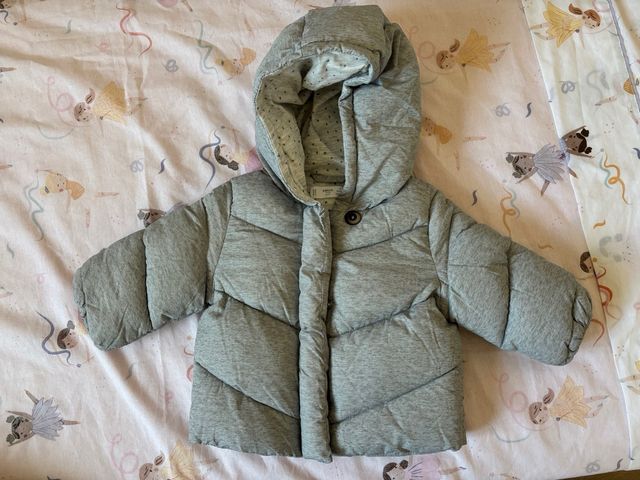 Abrigo acolchado bebé Mango 3-6 meses