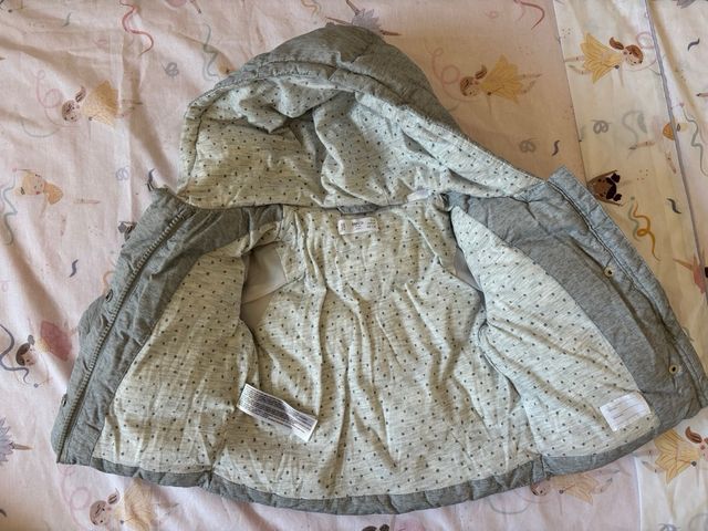 Abrigo acolchado bebé Mango 3-6 meses