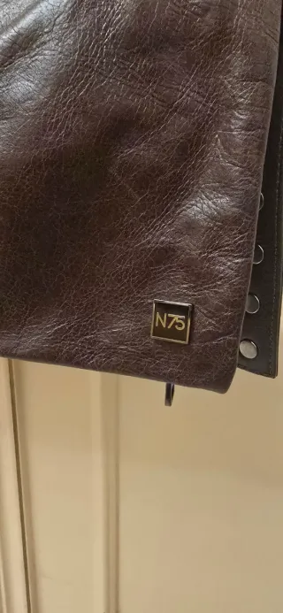 Borsa in pelle marrone