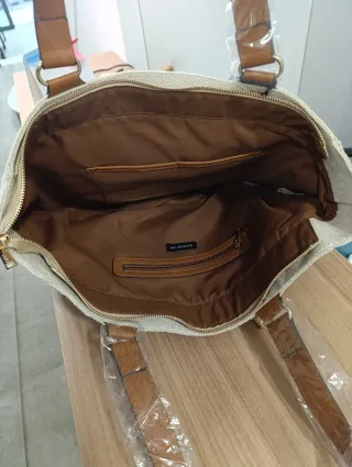 Bolso Misako Beige y Marrón Nuevo