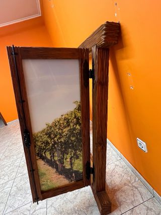 Ventana Decorativa Vidriera Viñedo