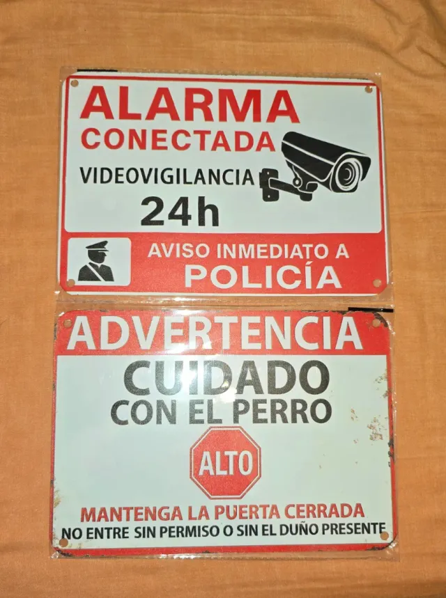 Carteles Metálicos 20x14cm