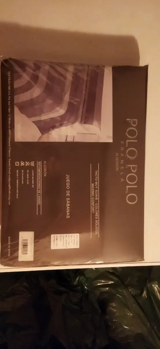 Juego Sábanas Franela 90cm Algodón