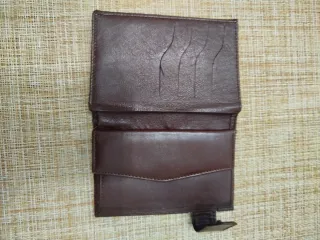 Cartera de piel Roberto Bossi Marrón
