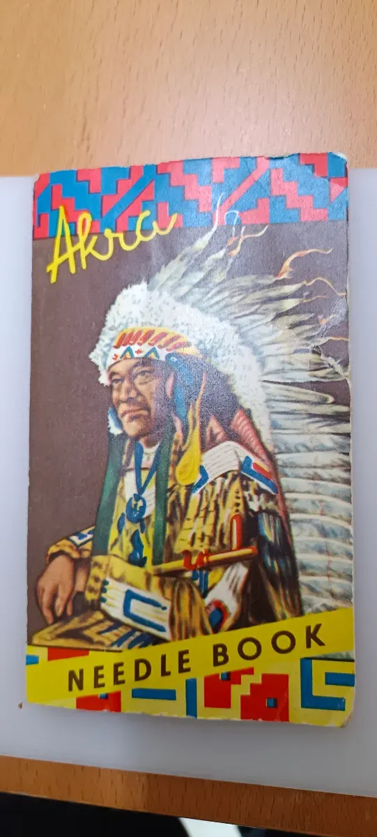 ESTUCHE ANTIGUO AGUJAS ALFILER