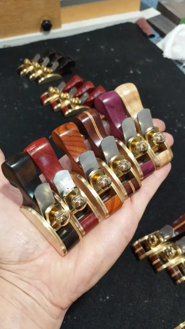 Mini cepillos ebanistería luthier