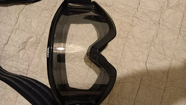 Casco Motocross UFO Negro y Verde.