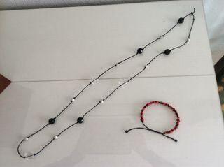 Pulsera de plata con pedrería