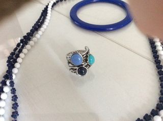 Pulsera de plata con pedrería