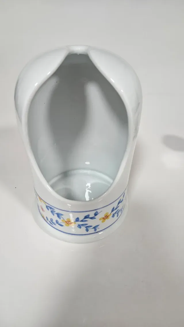 Set accessori bagno in ceramica con fiori