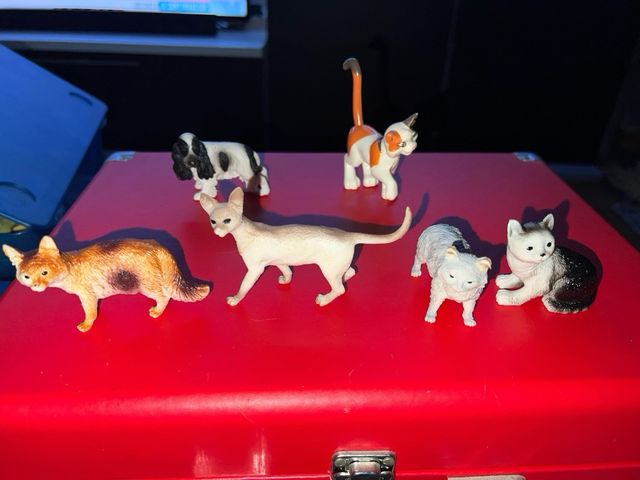 Colección Figuras Animales Perros Gatos