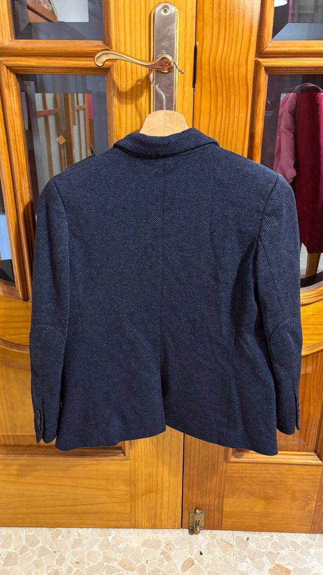 Chaqueta de traje azul marino BURSTAVARE