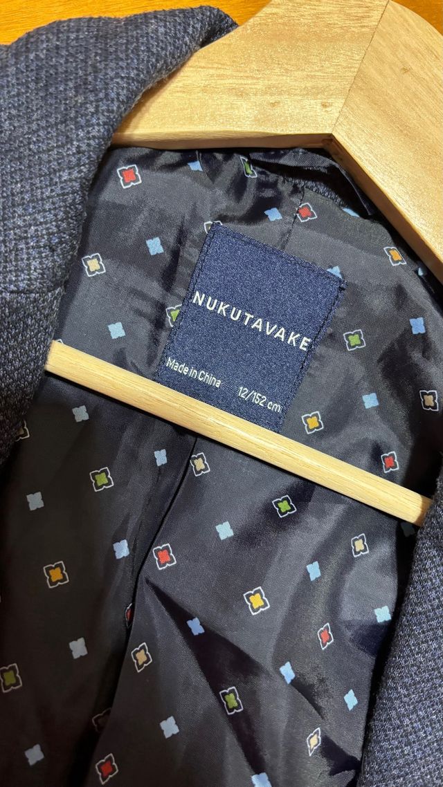 Chaqueta de traje azul marino BURSTAVARE