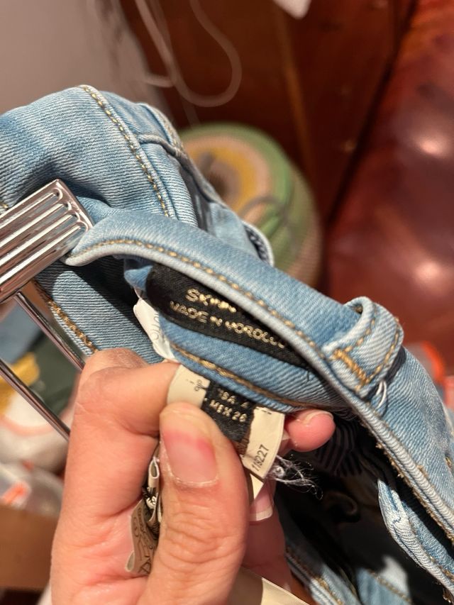 Vaqueros Massimo Dutti Mujer Azul