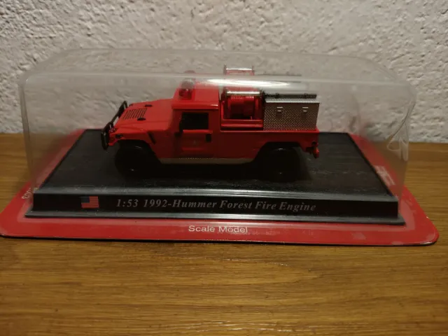 Modellino Delprando 1:53 Hummer Forest Fire Engine
