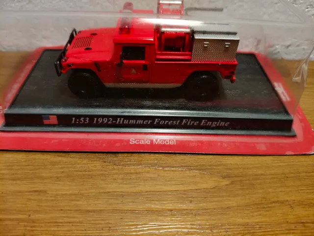 Modellino Delprando 1:53 Hummer Forest Fire Engine