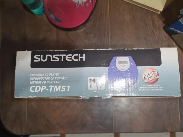 Reproductor CD Sunstech CDP-TM51 MP3/Radio