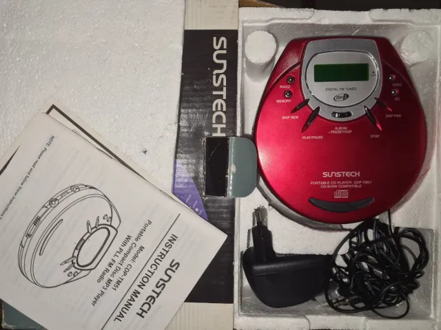 Reproductor CD Sunstech CDP-TM51 MP3/Radio