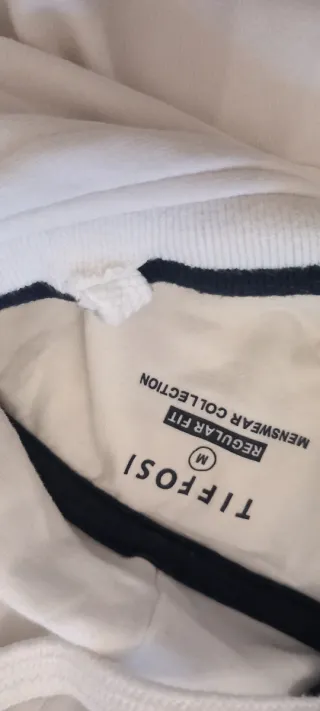 Sudadera Tiffosi Blanca Talla M