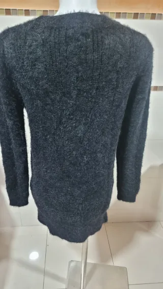 Jersey largo negro mujer Talla S/M