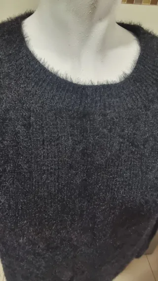 Jersey largo negro mujer Talla S/M