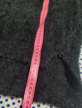 Jersey largo negro mujer Talla S/M