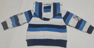 Casaco Inverno Menino Listrado Azul