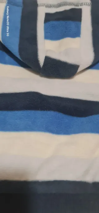 Casaco Inverno Menino Listrado Azul