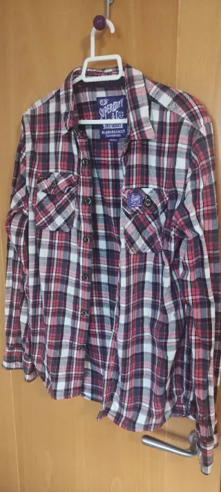 Camisa Superdry cuadros talla M