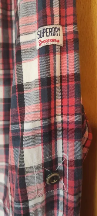 Camisa Superdry cuadros talla M