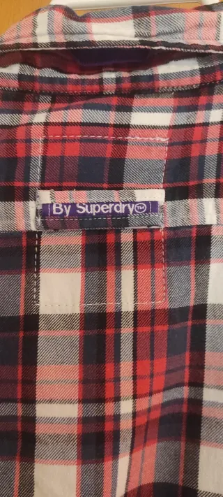 Camisa Superdry cuadros talla M