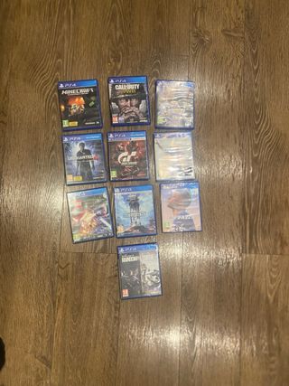 PS4 Juegos Varios (Minecraft, Call of Duty, FIFA)
