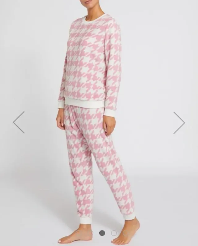 Pijama mujer estrellas morado y blanco