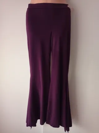 Pantalón danza oriental morado talla única
