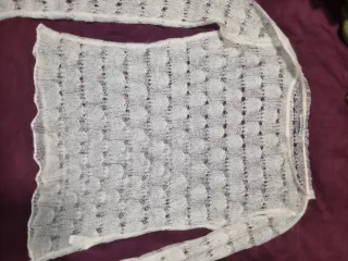 Jersey Tintoretto Blanco calado