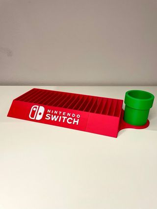 Supporto per giochi Nintendo Switch rosso