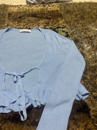 Chaqueta Stradivarius azul