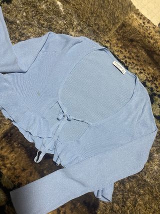 Chaqueta Stradivarius azul