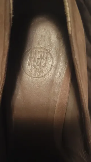 Scarpe con tacco beige/marrone