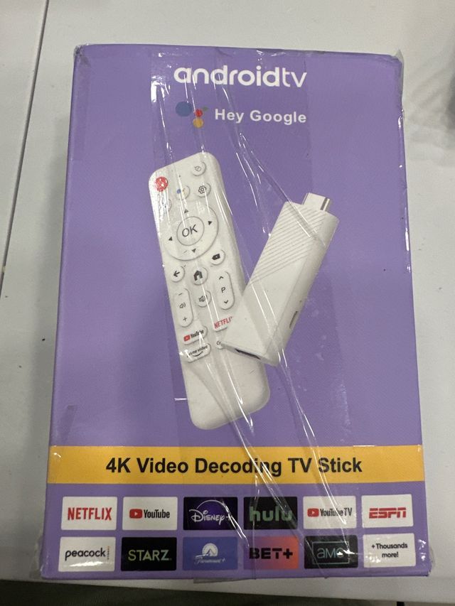 Android TV 4K Video Decoding TV Stick