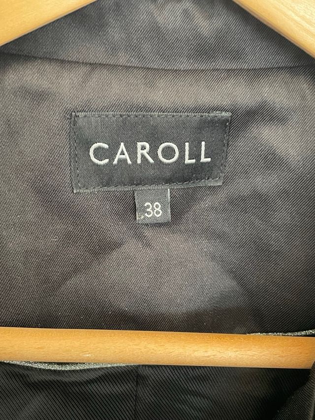 Gabardina CAROLL Negra Talla M