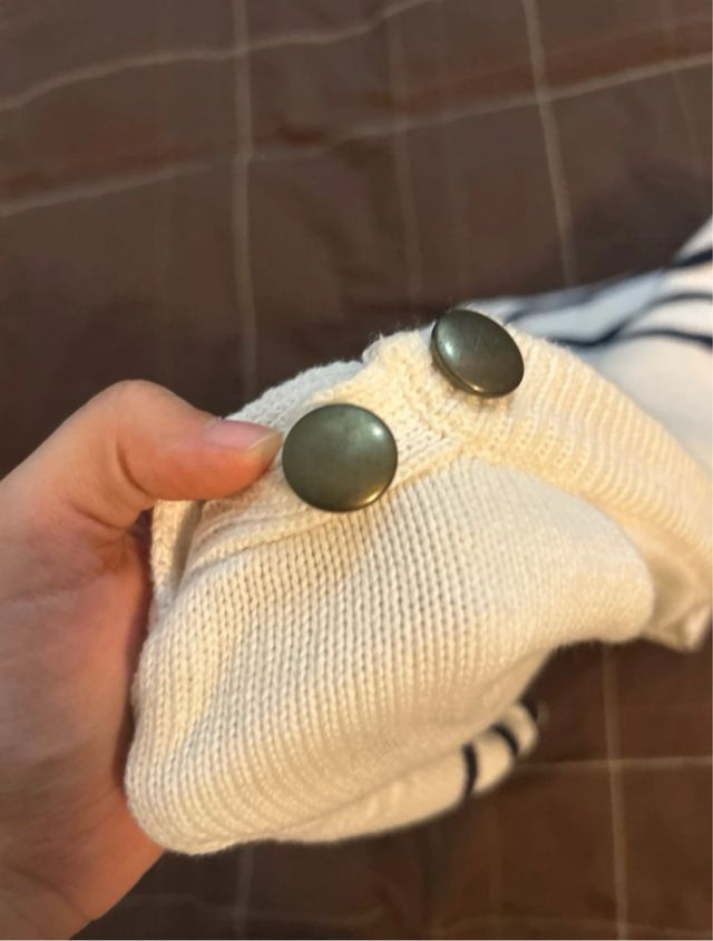 Jersey rayas azul y blanco