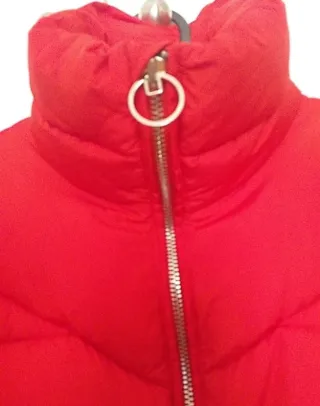 Chubasquero rojo talla XS sin estrenar