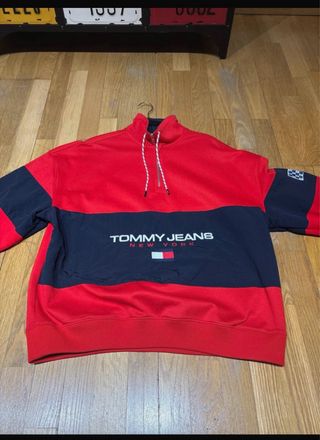 Sudadera Tommy Jeans Roja y Azul